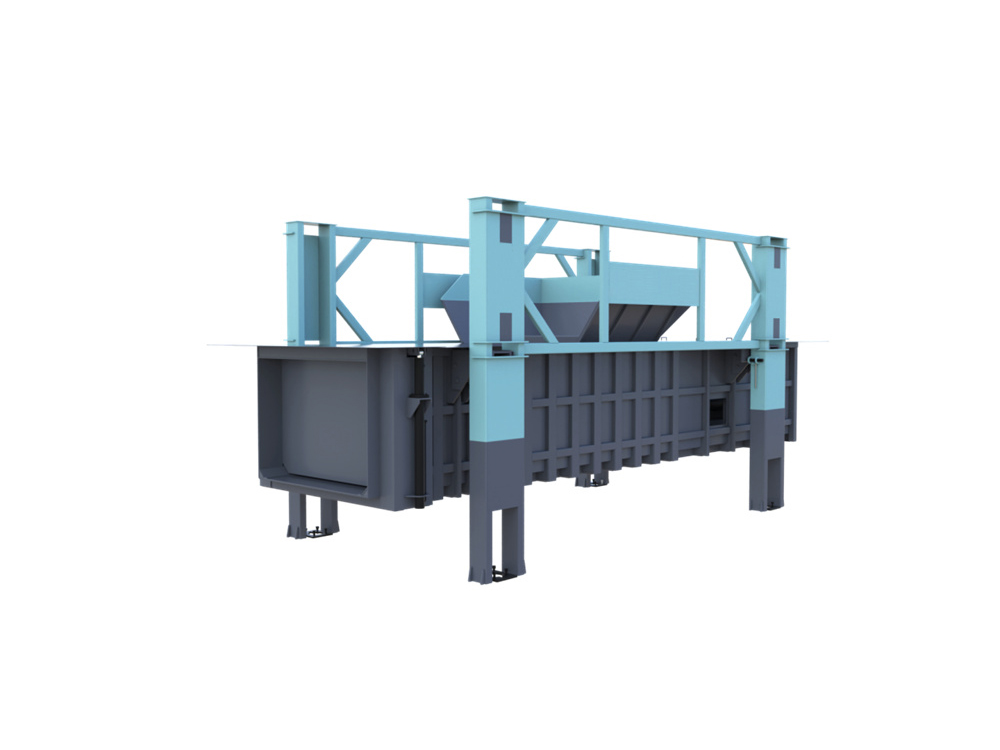 地下水平式垃圾压缩设备